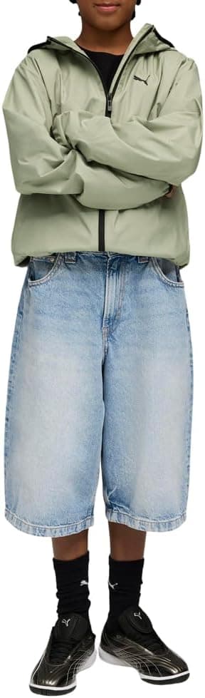 Thumbnail 4 de PUMA Chaqueta cortavientos unisex con forro polar para niños