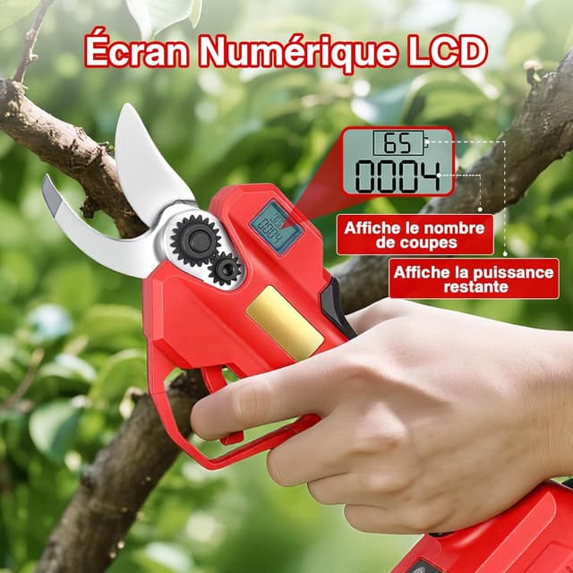 Detalle de Zenzemwa sécateur électrique sans fil 40 mm