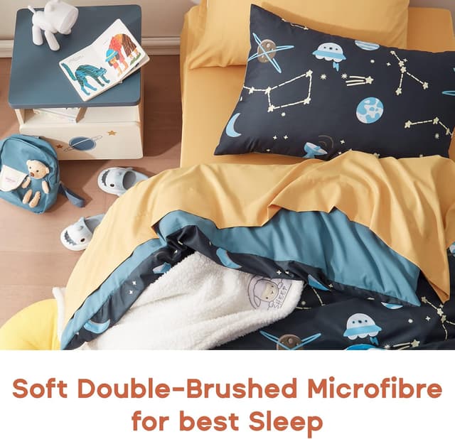 Thumbnail 3 de Sonive Duvet Cover Set 100x135cm for Cot