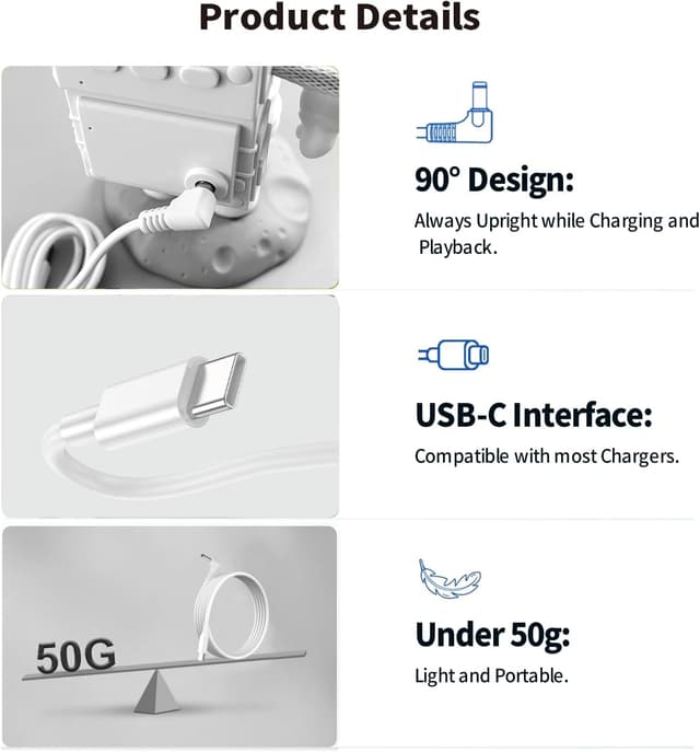 Detalle 2 de 9V Ladegerät Toniebox mit USB-C Kabel 1 m