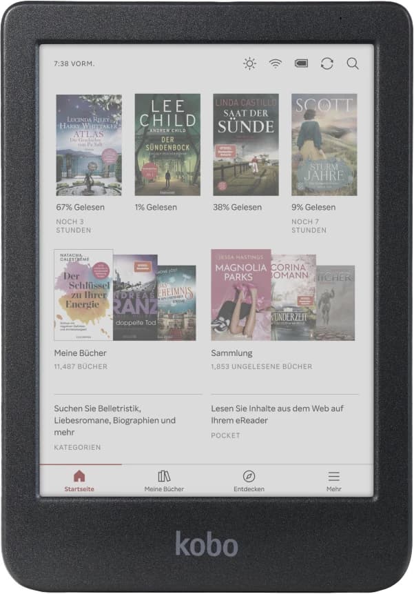 Thumbnail 5 de Kobo Clara Colour Schwarz 6" eBook Reader