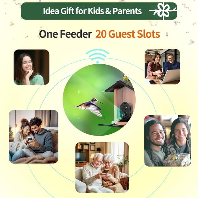 Thumbnail 5 de Origem Mangeoire à Oiseaux avec Caméra 3L