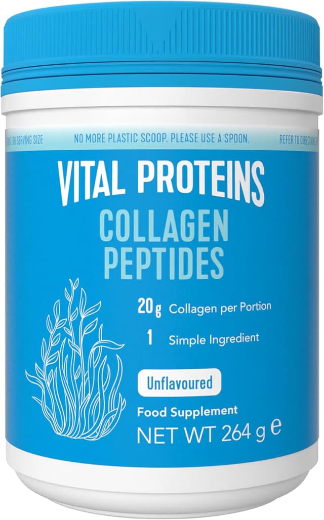 Detalle de Vital Proteins Collagen Peptides 264 g – reine Kollagen-Peptide (Typ 1 & 3), geschmacksneutral