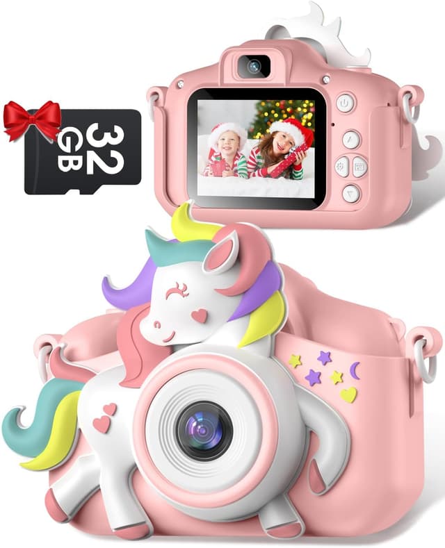 Detalle de Gofunly Kids Camera 1080P 2.0" with 32GB