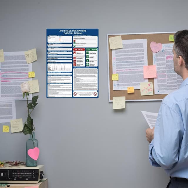 Thumbnail 6 de Panneau Code du Travail 2025 400x300mm ⚙