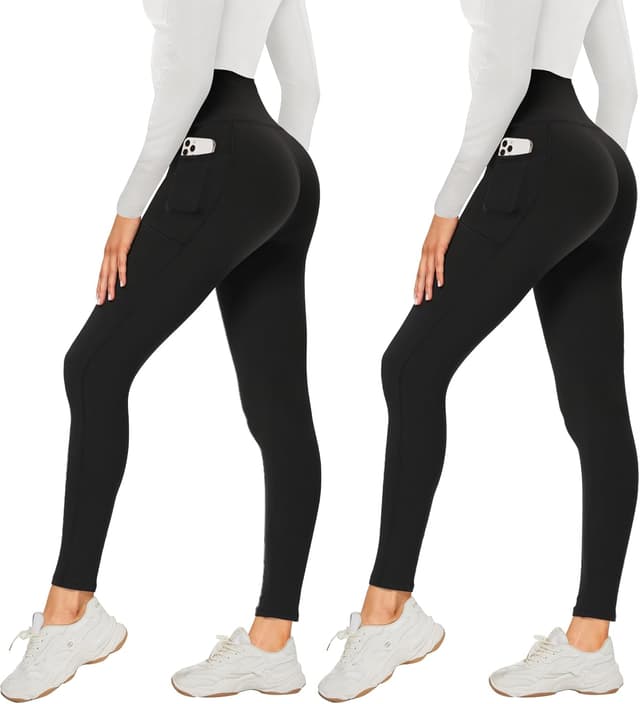 Thumbnail 5 de AMIYOYO 2er Pack Leggings High Waist