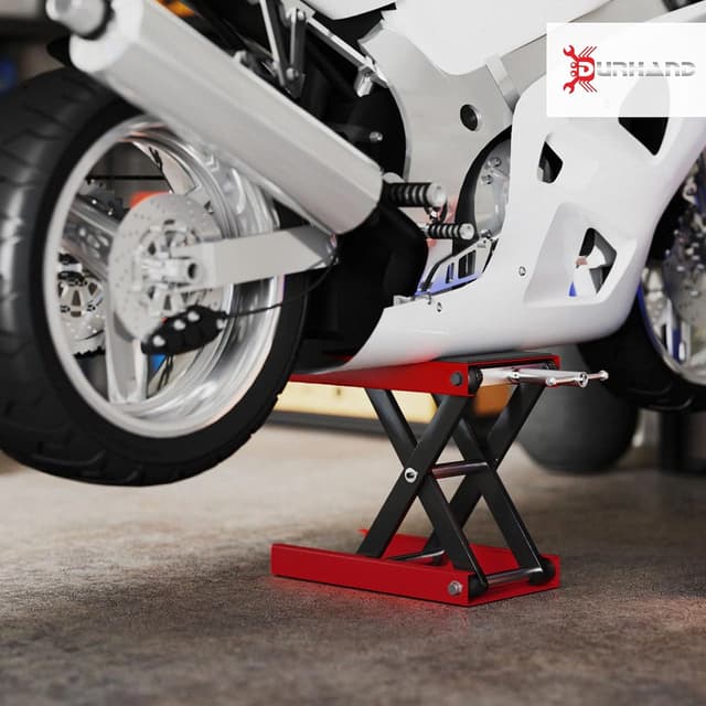 Detalle 2 de HOMCOM Lève Moto tout-terrain 10–37 cm