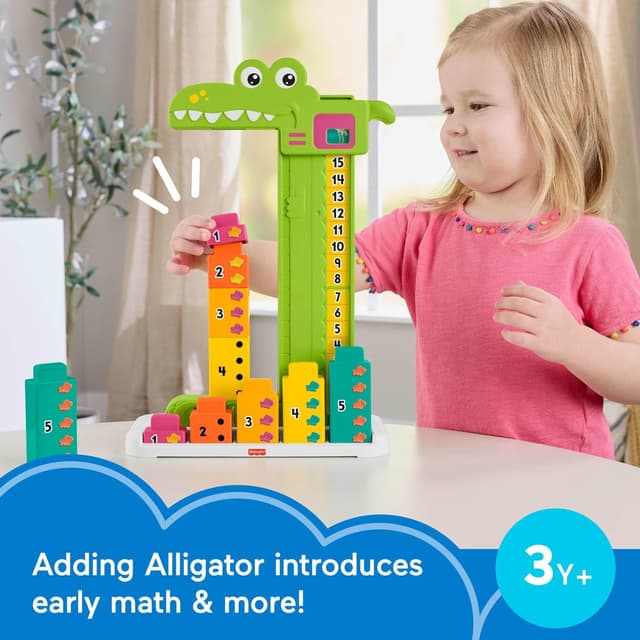 Detalle de Fisher-Price L’Alligator des additions, 10 blocs