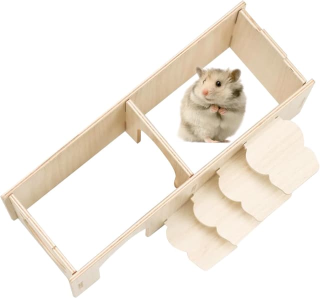 Thumbnail 1 de Tolenre Hamster Holzhaus Dreikammerig