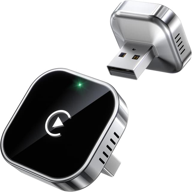 Detalle de Teeran Wireless CarPlay Adapter for iPhone (2026 Upgraded) — mini plug & play for factory-wired Apple CarPlay
