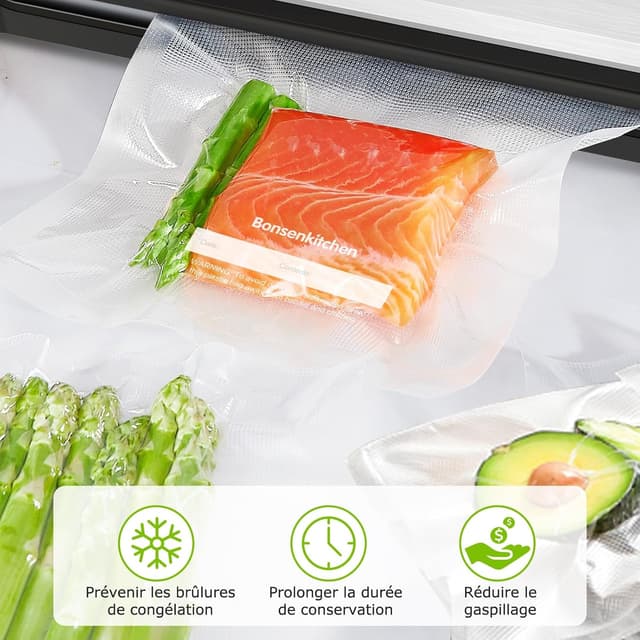 Thumbnail 4 de Bonsenkitchen Sacs sous vide 28 x 40 cm