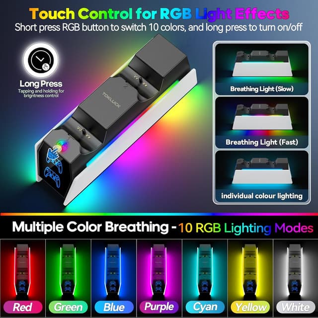 Detalle 2 de PS5 Controller Charger, 2H Fast Charge