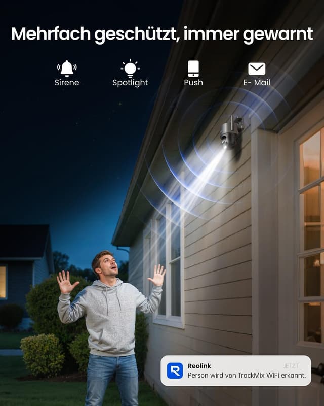 Thumbnail 5 de Reolink 4K 8MP Wi‑Fi 6 PTZ Überwachungskamera 6X Zoom