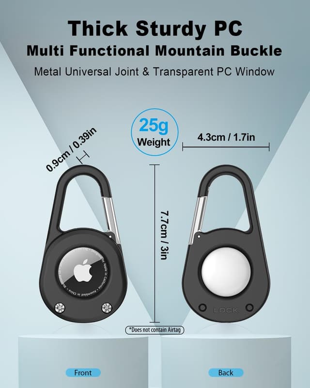 Thumbnail 1 de SCALLOP Air-Tag-Schlüsselanhänger IPX8 🧷