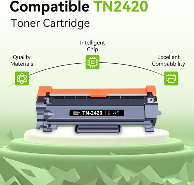 Detalle 2 de Swiss Toner TN2420 compatibile per Brother MFC (2 confezioni) 🖨