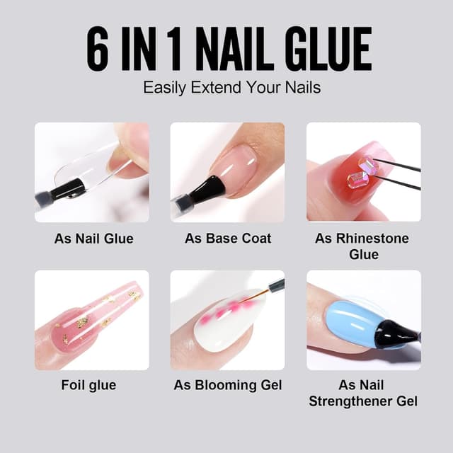 Thumbnail 1 de TOMICCA Nagelkleber 6-in-1 Gel für Kunstnägel