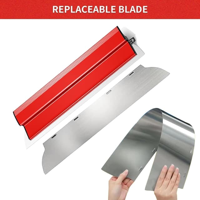 Detalle 1 de Flächenspachtel-Set mit Edelstahlklingen 0,5 mm