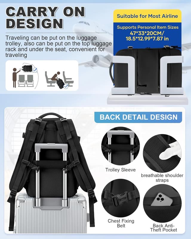 Thumbnail 5 de BJLFS Vakuum Rucksack 14 Zoll