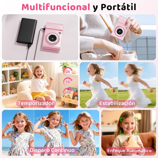 Detalle 2 de CHAKEYAKE Cámara Digital 4K 64 MP