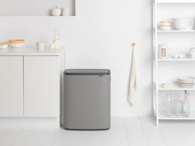 Thumbnail 6 de Brabantia Bo Touch Bin 2 x 30 Liter Mineralbeton-Grau