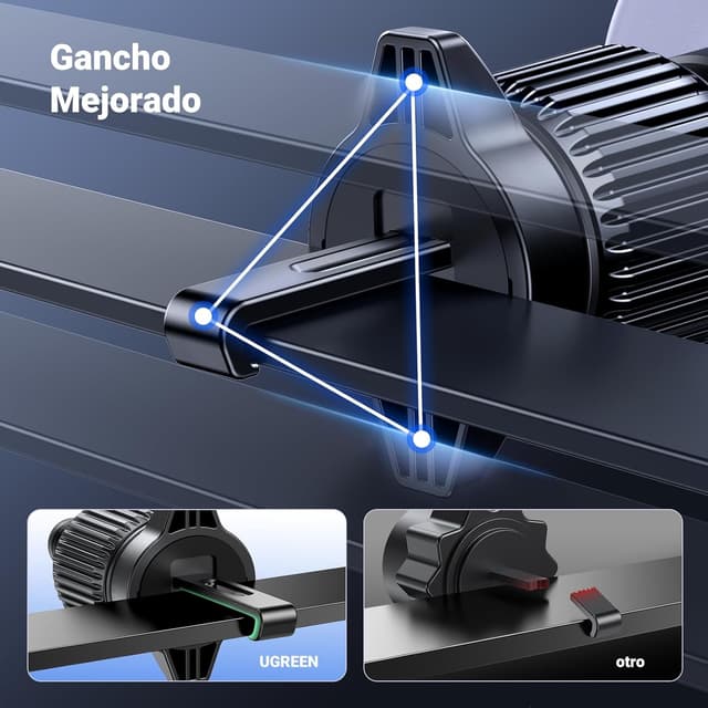 Thumbnail 6 de UGREEN Soporte móvil coche magnético 360°