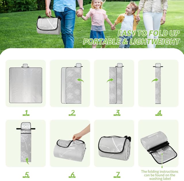 Detalle 2 de Aptliton Picnic Blanket 200 x 200 cm