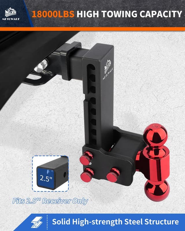Imagen de METOWARE Adjustable Trailer Hitch 18,000 lb en OfertitasTOP