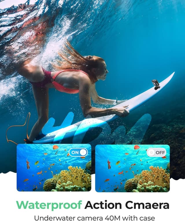 Thumbnail 1 de Yolansin 4K Action Camera 64GB