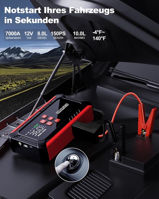Thumbnail 1 de OGORI NEW Auto Starthilfe 7000A