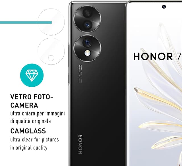 Thumbnail 6 de smartect TPU Pellicola Protettiva per Honor 70 (2 + 2 pezzi) con protezione schermo e fotocamera