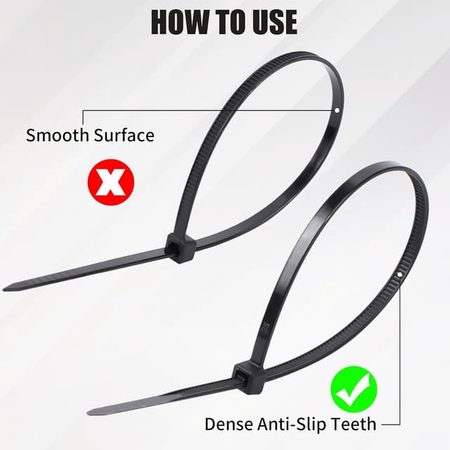 Thumbnail 4 de Fascette Elettricista Nere 150 mm 2,5 mm