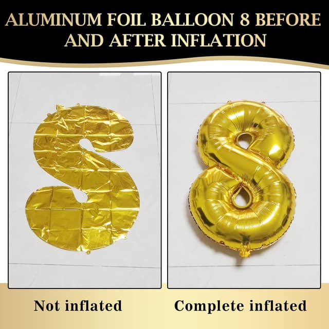 Thumbnail 4 de 18. Geburtstag Deko Set mit Ballons und Girlande đ