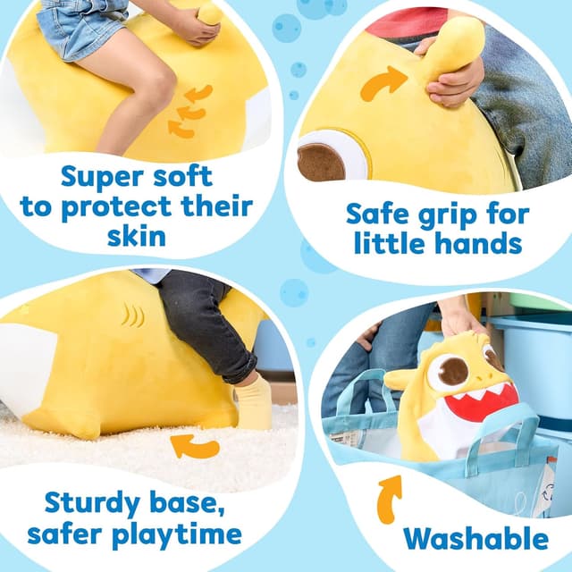 Thumbnail 4 de JITTERYGIT Baby Shark Bouncy Hopper 18+ months