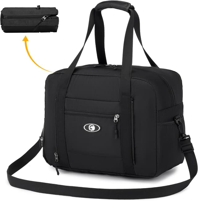 Detalle de BAGZY Wizz Air Cabin Bag 40x30x20 underseat foldable travel duffel holdall (25L)