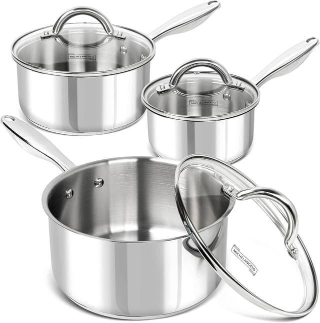 Imagen de MICHELANGELO Saucepan Set 6pc en OfertitasTOP