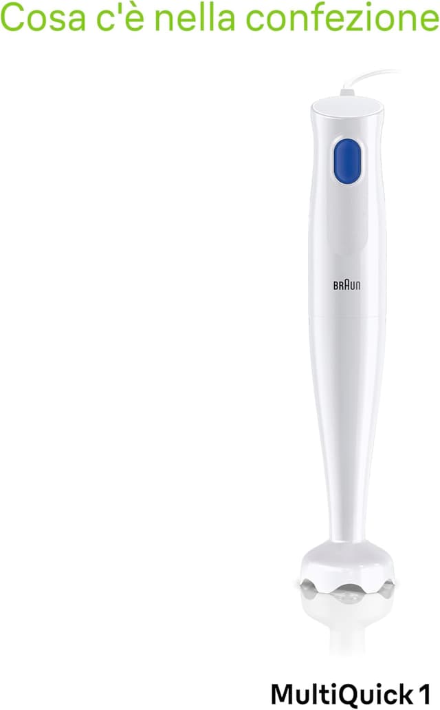 Thumbnail 6 de Braun MINIPIMER MQ10.000P frullatore a immersione leggero 5 anni