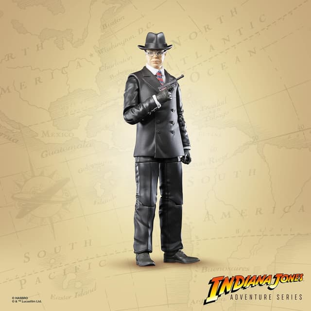 Detalle de Hasbro Indiana Jones Adventure Series Major Arnold Toht Action-Figur (15 cm) – F6061