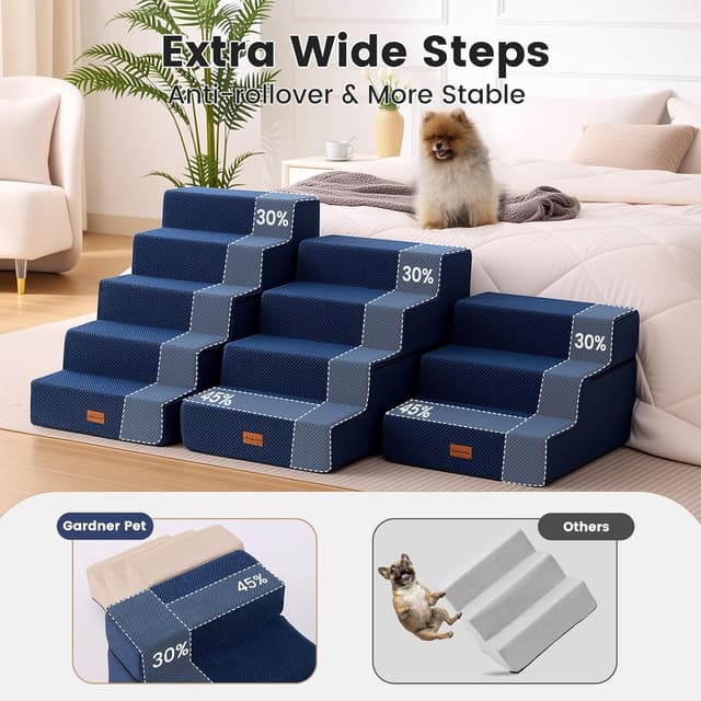 Detalle de Gardner 47cm 4-Step Pet Ramp