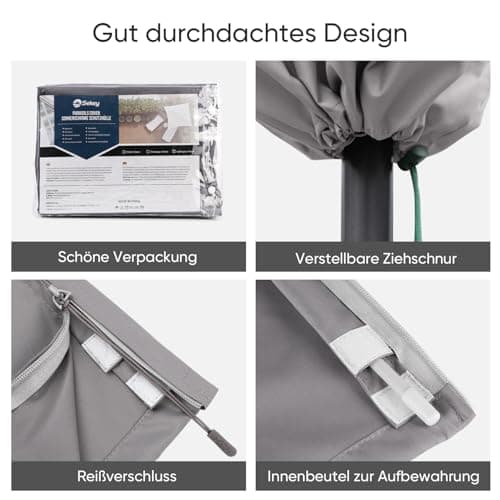 Thumbnail 6 de Sekey Funda para Sombrilla Ø200-350 cm ☔️ Impermeable y Protectora