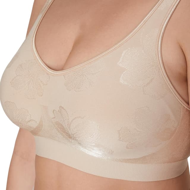 Detalle 2 de Bali Women’s Wireless Comfort Revolution Bra — Seamless, Full-Coverage Shaping