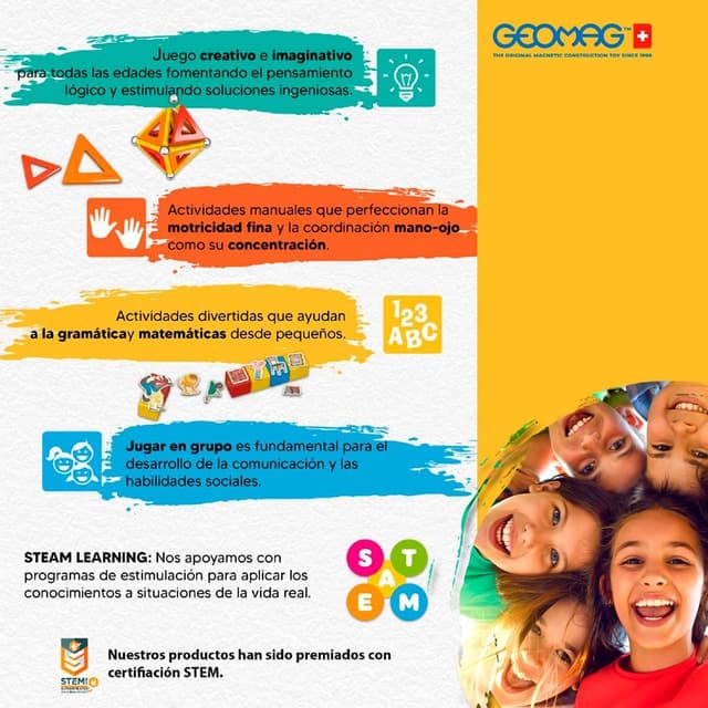 Thumbnail 5 de Geomag 535 Glitter Panels Recycled 35 pezzi