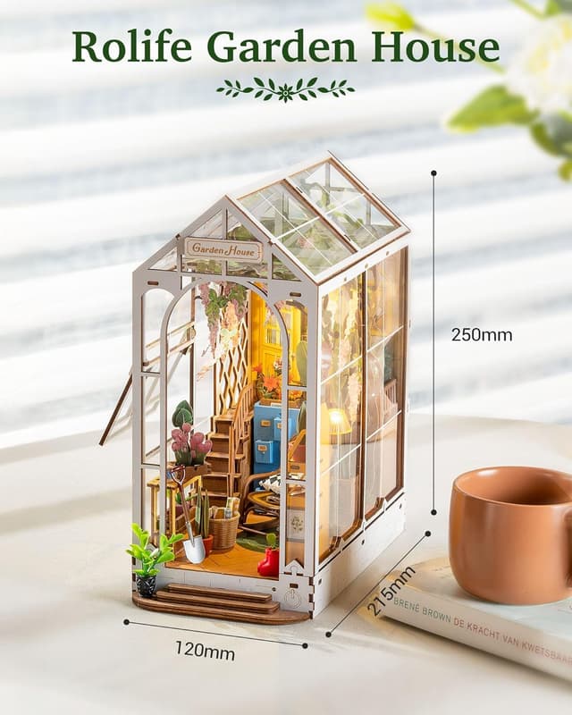 Thumbnail 2 de Rolife Book Nook kit maison miniature DIY avec lumières 🏠