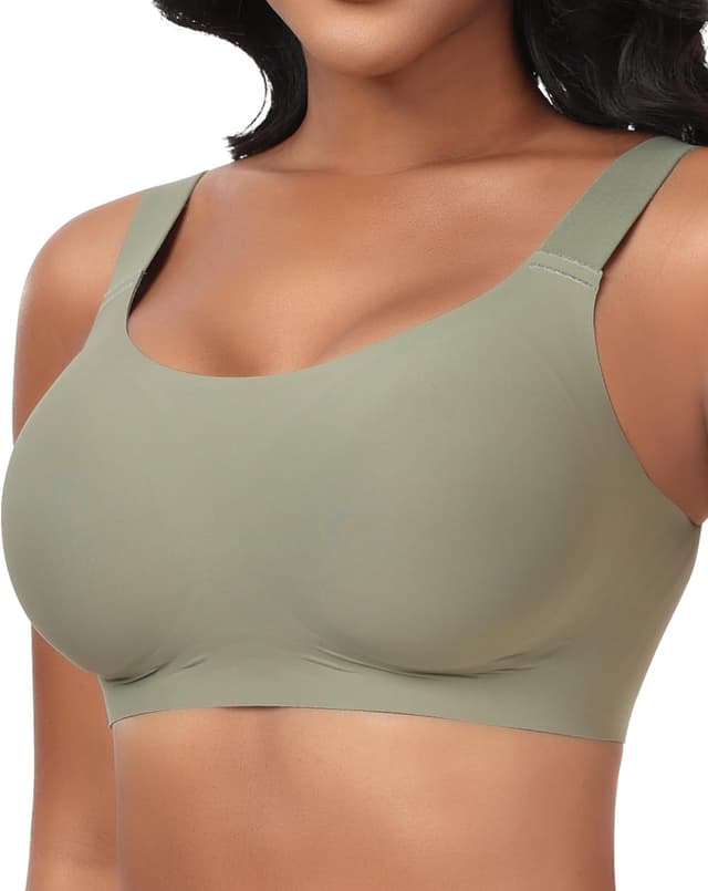 Detalle de Ganado Seamless Wireless Push Up Bra (Non-Wired) for Women with Extra Extender