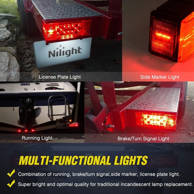Thumbnail 5 de Nilight TL-20 2PCS Submersible LED Kit 12V