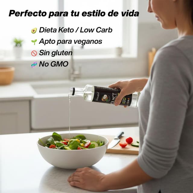 Thumbnail 3 de DRASANVI Aceite MCT C8 100% 🥥