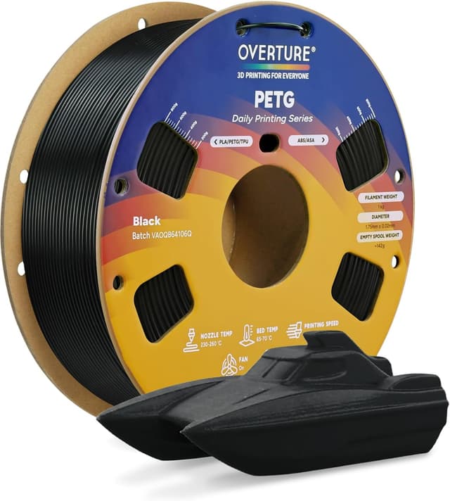 Imagen de OVERTURE PETG 1.75mm 1kg Filament for FDM en OfertitasTOP