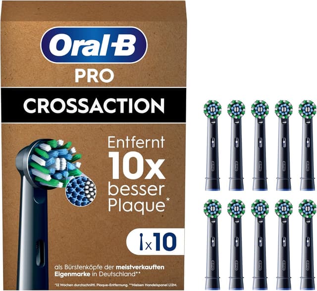 Imagen de Oral‑B Pro CrossAction Ersatzbürsten 10er-Pack en OfertitasTOP