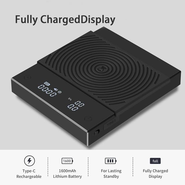 Thumbnail 2 de TIMEMORE Basic 2.0 Coffee Scale 1600mAh