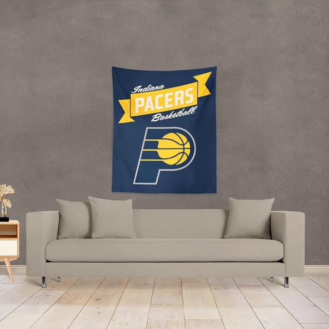 Detalle de Northwest NBA Printed Wall Hanging Tapestry (34 x 40 in) Woven Polyester Fan Decor