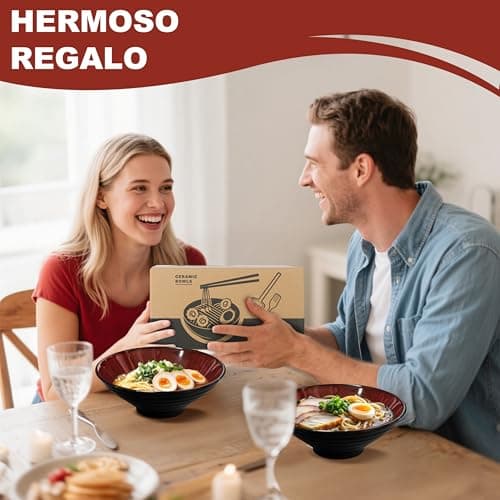 Thumbnail 5 de Ensemble de 4 bols ramen 8 pouces céramique ⚙